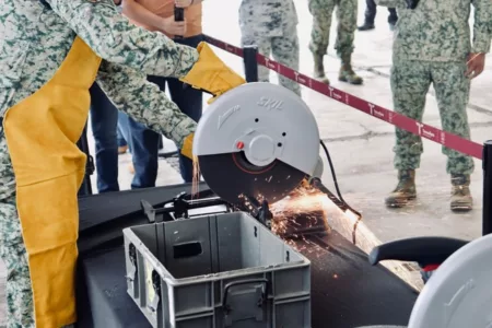 Destruyen Armamento Decomisado a Criminales en Tamaulipas Destruyen Armamento Decomisado a Criminales en Tamaulipas