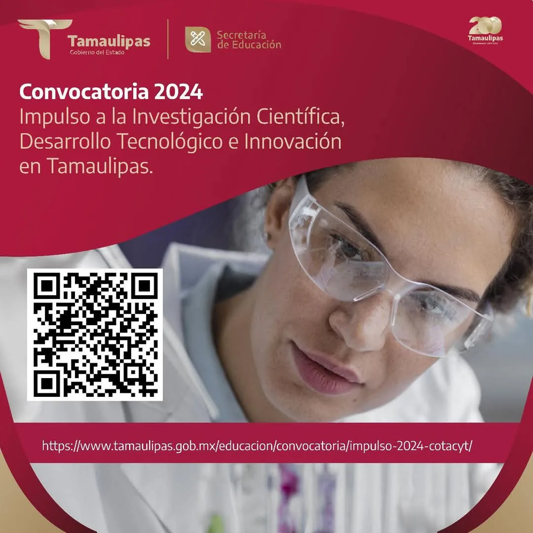 COTACYT invita a participar en la Convocatoria “Impulso a la Investigación Científica, Desarrollo Tecnológico e Innovación en Tamaulipas 2024”