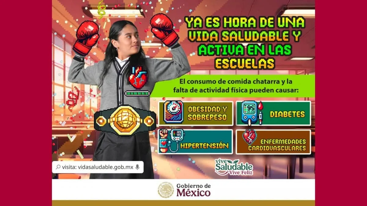 Estrategia “Vive Saludable, Vive Feliz” se Implementará en Más de 2,000 Escuelas de Tamaulipas