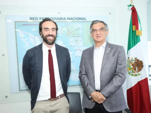 Afinan Américo Villarreal y Andrés Lajous rutas ferroviarias de Tamaulipas