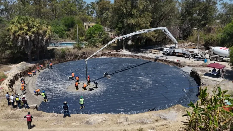 Construyen tanque de agua potable en Ciudad Victoria con inversión superior a 50 mdp