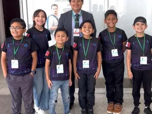 Niños de #CdVictoria ganan oro en el Torneo Mexicano de Robótica