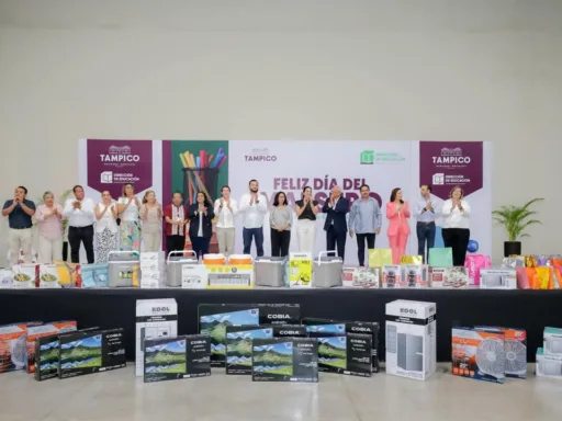 Más de 4,000 docentes fueron homenajeados en Tampico