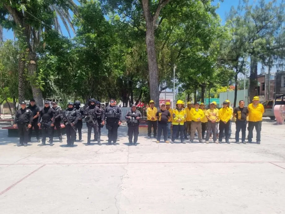 Guardia Estatal se suma al combate del incendio en la Biósfera El Cielo con el Plan Tamaulipas