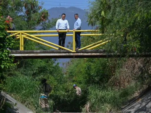 Alcalde Eduardo Gattás Báez recorre drenajes pluviales de Ciudad Victoria para prevenir inundaciones