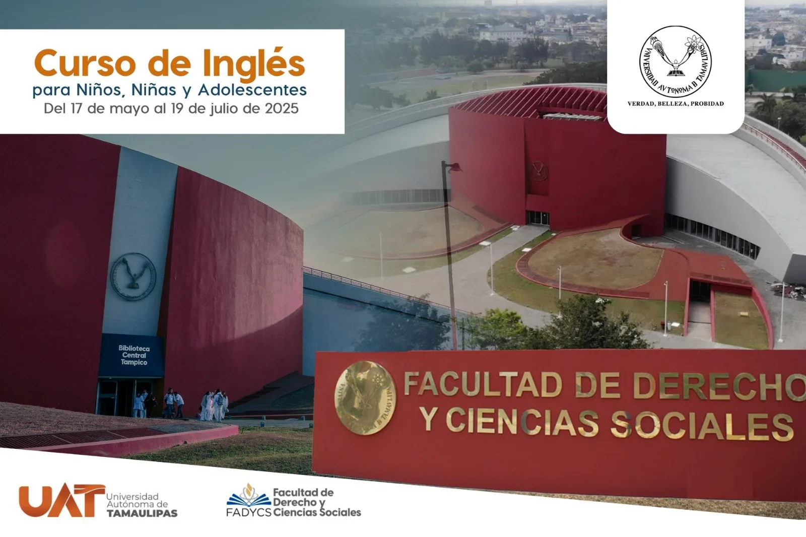 La UAT impulsa la formación integral con sentido humanista a través del Programa de Inglés para Niños y Niñas de comunidades con escasos recursos