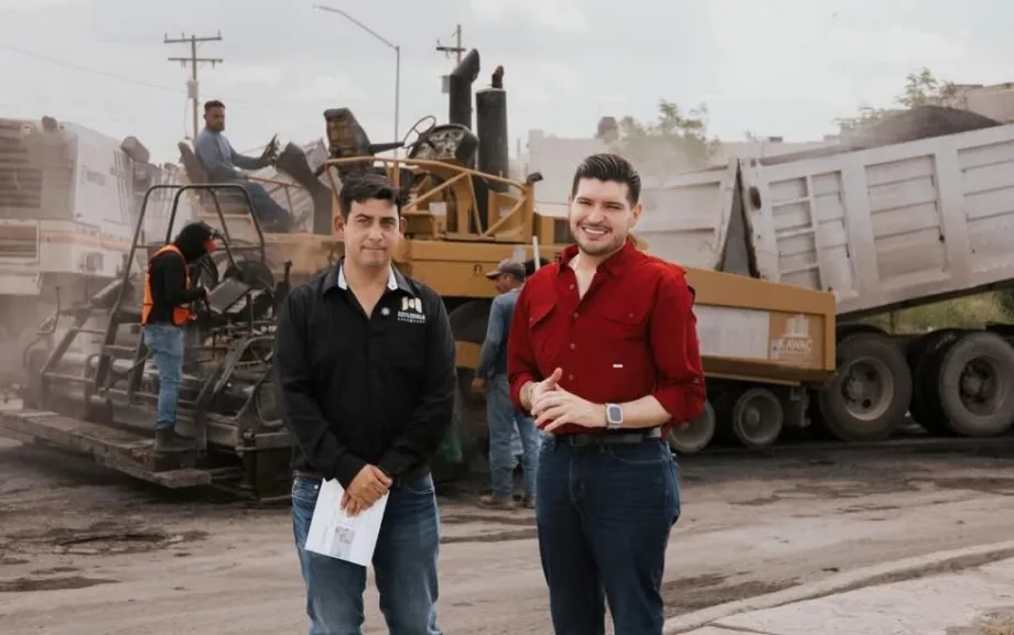 Alcalde Beto Granados supervisa rehabilitación de pavimentación en Las Brisas