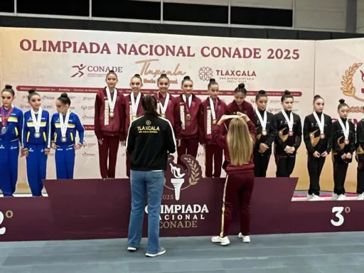 Gimnasia Rítmica de Tamaulipas logra Oro en Olimpiada Nacional CONADE 2025