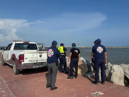 Encuentran un cocodrilo de casi tres metros en Playa Miramar; se activa operativo de protección