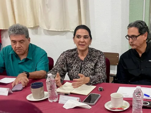 Coordinadora Nacional de Protección Civil visita Tamaulipas para coordinar atención por lluvias