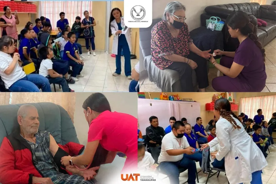 UAT ofrece servicios médicos gratuitos a adultos mayores y grupos vulnerables