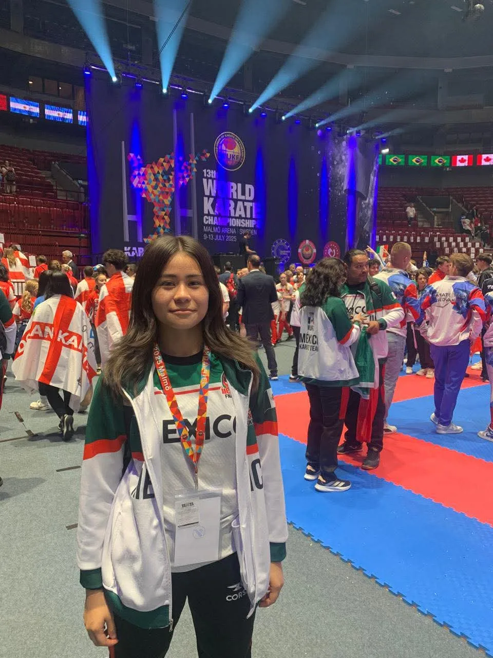 Tamaulipeca Fernanda Téllez Vargas lista para competir en Copa del Mundo de Karate en Suecia 2025