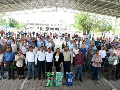 Entrega de más de 62 toneladas de semilla impulsa la agricultura en Abasolo y Soto la Marina