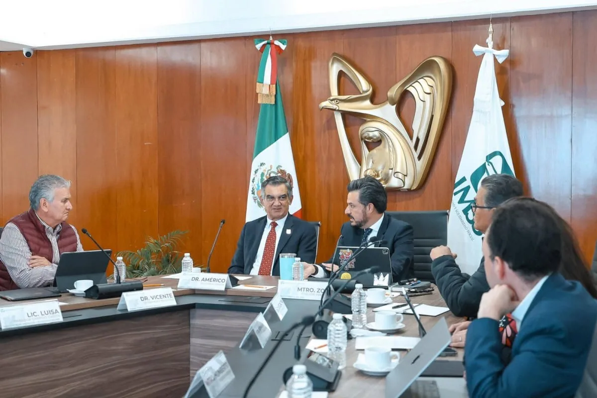 Gobierno y IMSS acuerdan fortalecer seguridad social e infraestructura en Tamaulipas