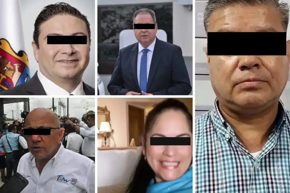 Cinco exfuncionarios de Tamaulipas vinculados a proceso por corrupción y desvío de recursos