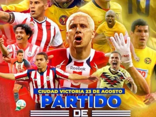 Partido de Leyendas Chivas vs América en Ciudad Victoria 2025