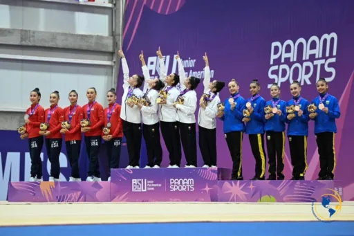 Gimnastas tamaulipecas logran 2 oros y 1 plata en Panamericanos 2025