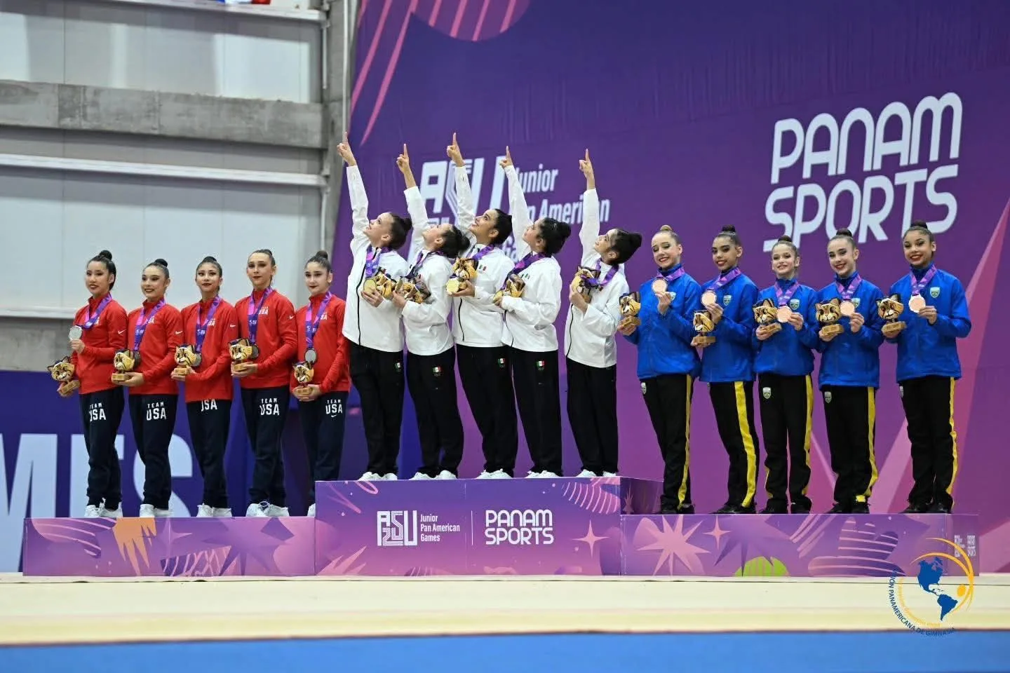 Gimnastas tamaulipecas logran 2 oros y 1 plata en Panamericanos 2025