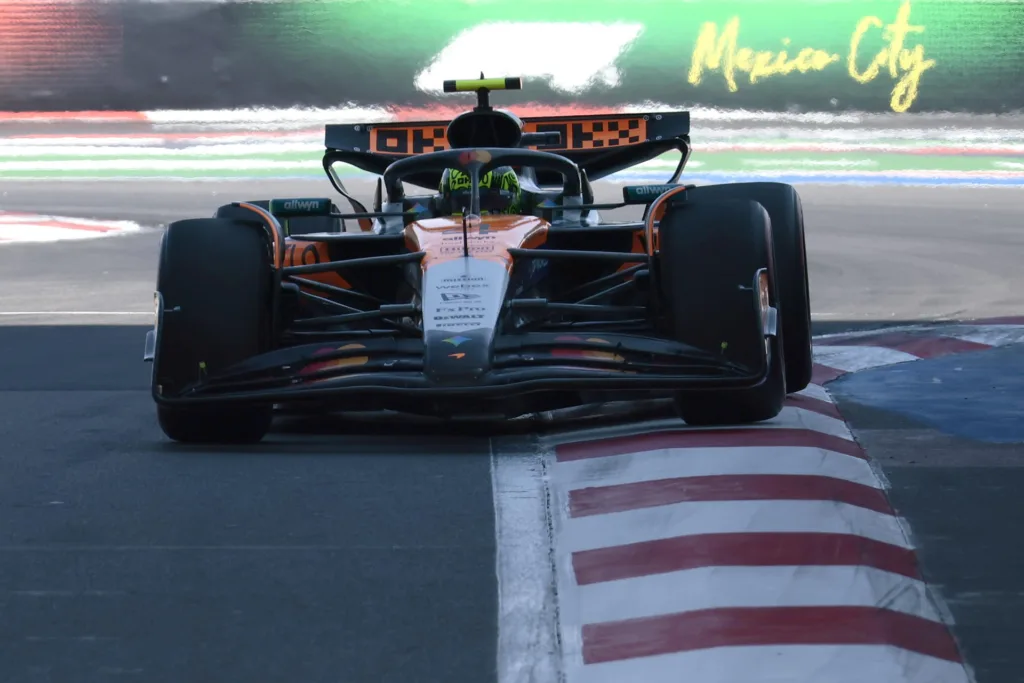 Lando Norris es líder tras victoria en México